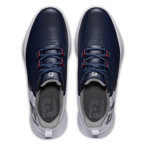 FJ Fuel Men Spikeless Laced Navy/White/Red-55442 – Golf Superstore