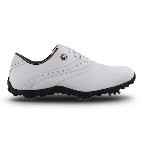 FootJoy Women's LoPro Golf Shoes - White / White Croc