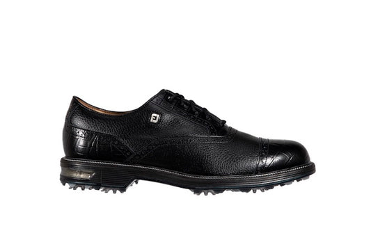 FootJoy Premiere Series Golf Shoes - Black / Black Cap Toe