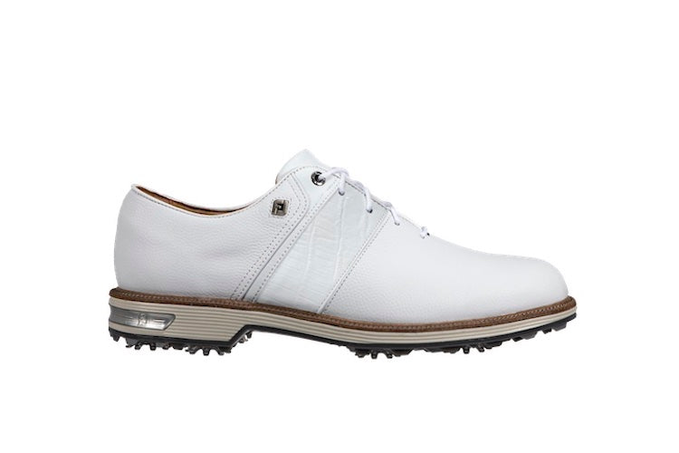 FootJoy Premiere Series Golf Shoes - White / White Speed Saddle
