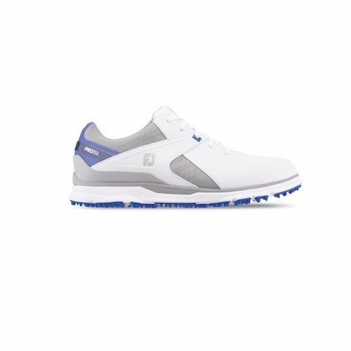 FootJoy Pro SL Golf Shoes - White / Blue / Grey