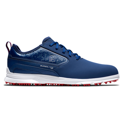 Footjoy SuperLites XP Golf Shoes - Navy / White / Red