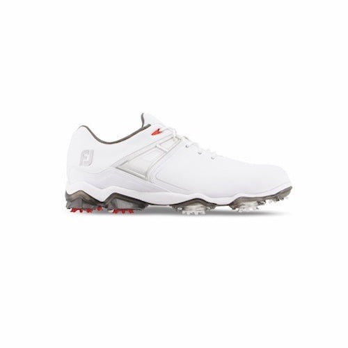 FootJoy Tour X Golf Shoes - White / Red