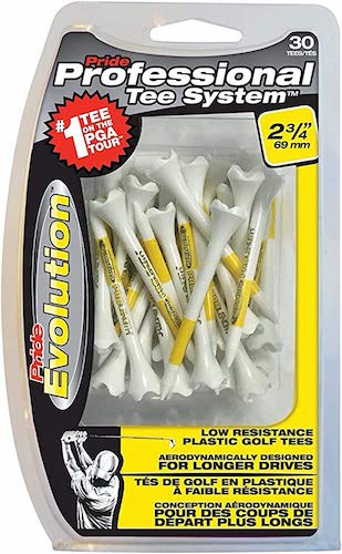 Professional Tee System 100 Count White/Yellow 2-3/4" Tees