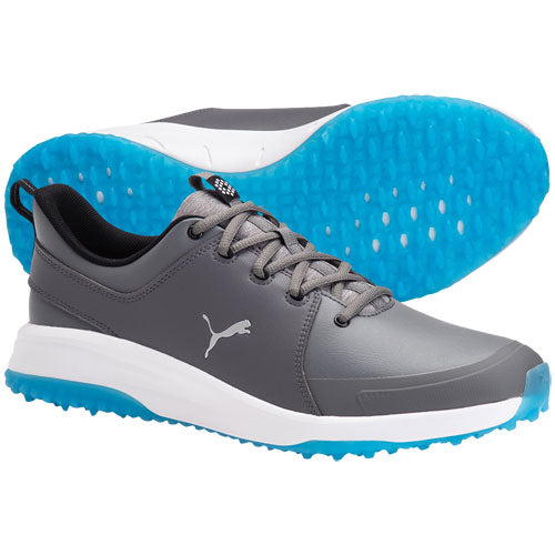 PUMA GRIP FUSION PRO 3.0 Golf Shoes - Quiet Shade / Ibiza Blue