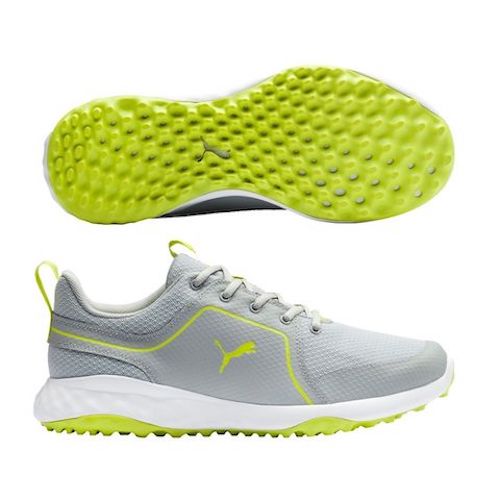 PUMA Grip Fusion Sport 2.0 Golf Shoes - High Rise / Limepunch