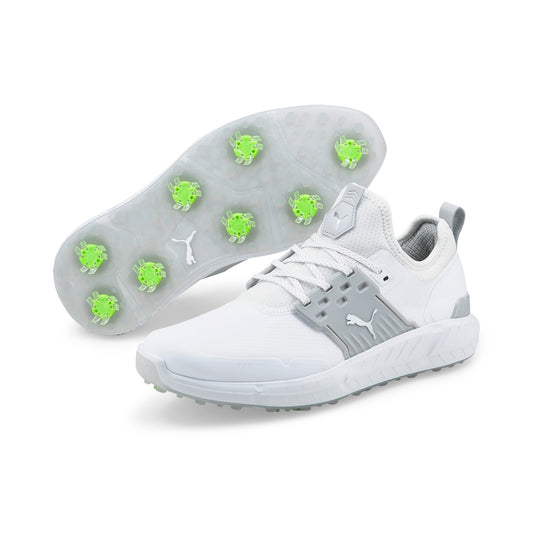 Puma IGNITE Articulate Golf Shoes - White / Silver / High Rise