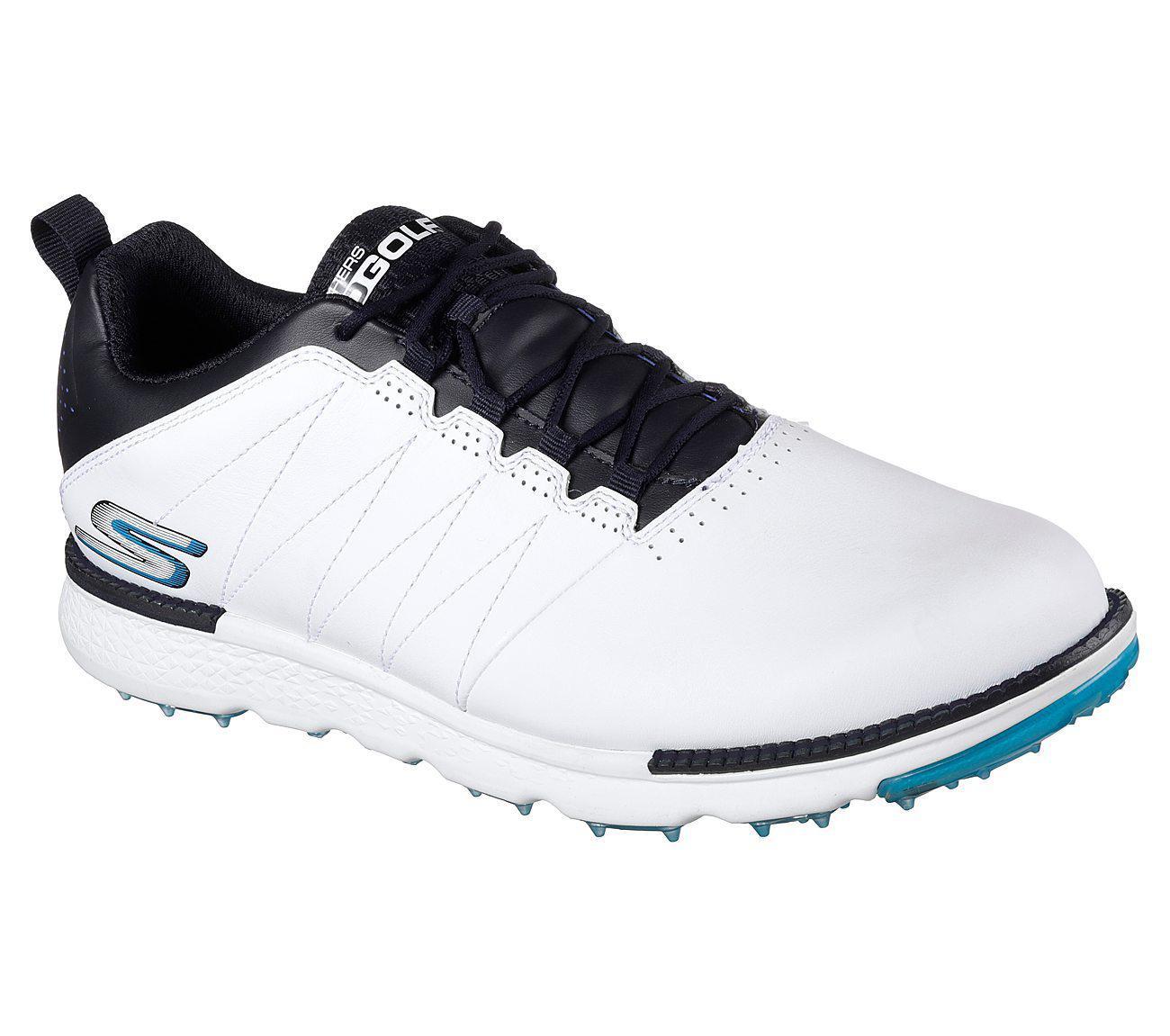 Skechers Elite 3 Plus Fit Golf Shoes - White / Navy