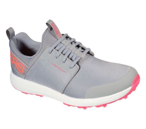 Skechers GO GOLF MAX SPORT Golf Shoes - Gray / Coral