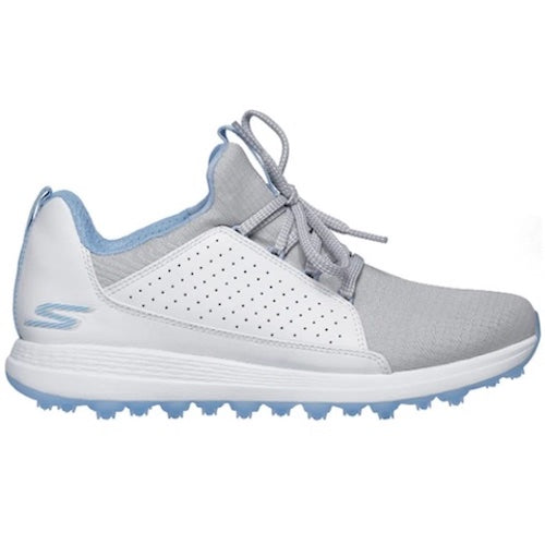 Skechers Max Mojo Golf Shoes - White / Gray / Blue