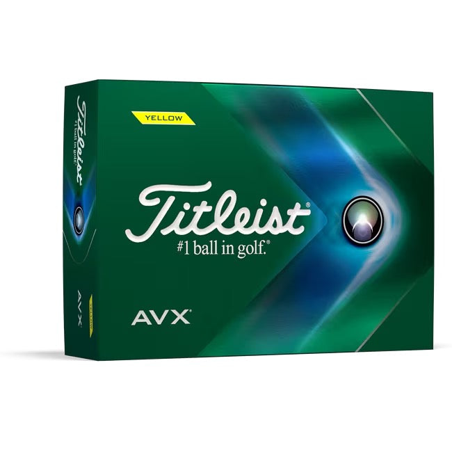 Titleist 2022 AVX Golf Balls - Yellow