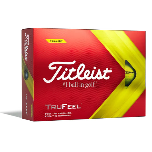 Titleist 2022 TruFeel Golf Balls - Yellow