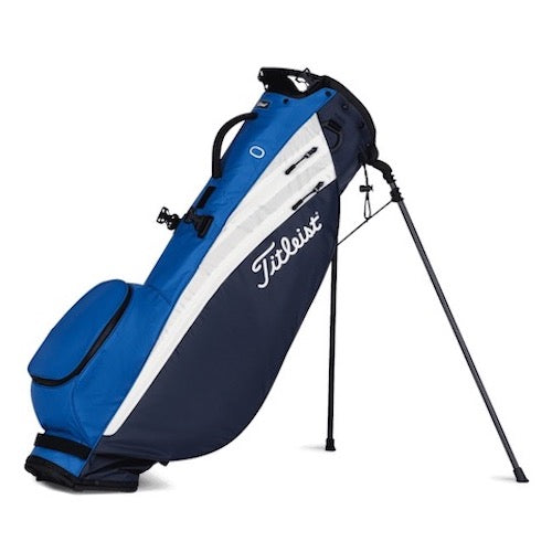 Titleist Players 4 Carbon Stand Bag - Navy / White / Royal