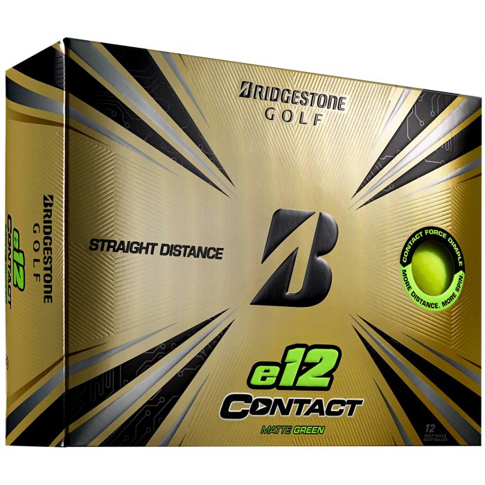 Bridgestone E12 Contact Matte Green Golf Balls