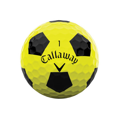 Callaway 2022 Chrome Soft Truvis Yellow Golf Balls