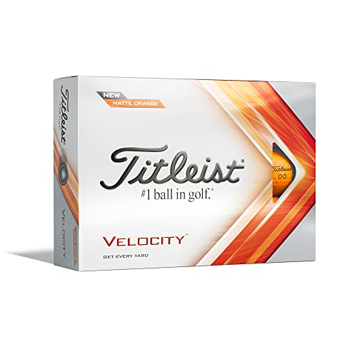 2022 Titleist Velocity Matte Orange