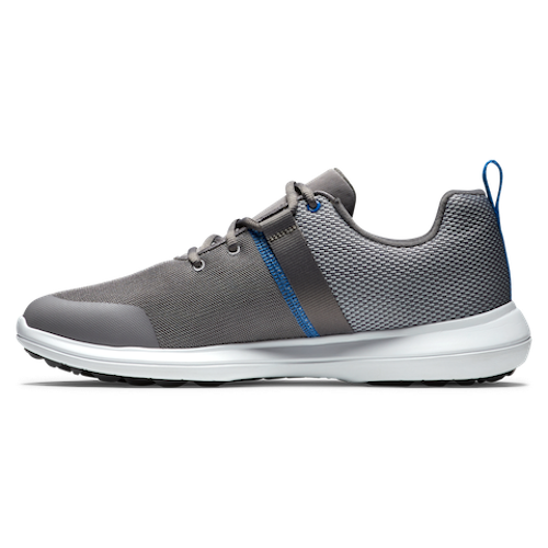 FootJoy Flex Spikeless Golf Shoes - Grey / Blue