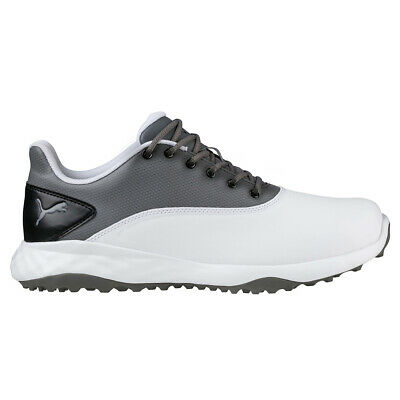 PUMA Grip Fusion Golf Shoes - White / Quiet Shade / Black