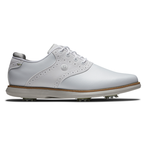 FootJoy Women's Traditions Golf Shoes - White / White