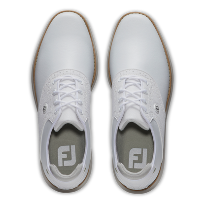 FootJoy Women's Traditions Golf Shoes - White / White
